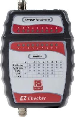Actual product image Rs Pro CT008 LAN Cable Checker TypeF/RJ11/RJ45
