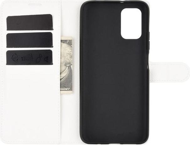 Actual product image MU Classic Litchi Leather Bookcover Series (Realme 9 4G, Xiaomi Redmi 9T)