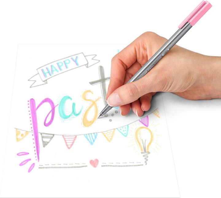 Immagine prodotto Staedtler fineliner triplus 334 fineliner triangolare (6 colori, 6 x)