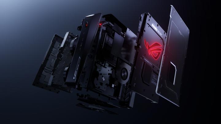 Actual product image ASUS Mini PC ROG NUC NUC15JNK9X389A2, Prozessorfamilie: Intel (32 GB, 1000 GB, Intel Arc Graphics)