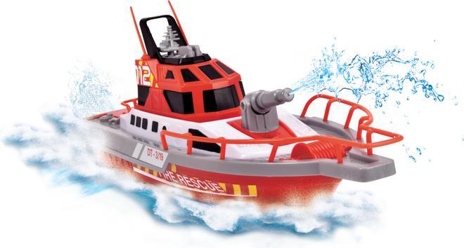 Actual product image Dickie RC steerable fire boat