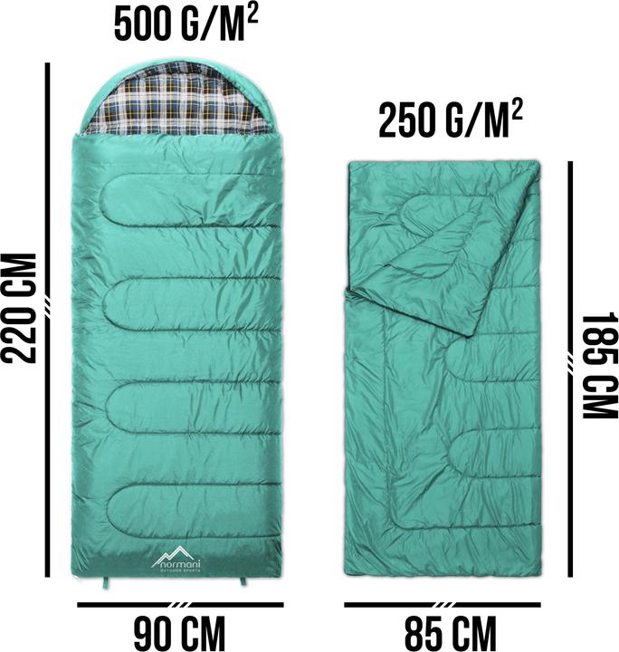 Produktbild Normani Outdoor-Schlafsack Extrem 4-In-1 Antarctica (220 cm)
