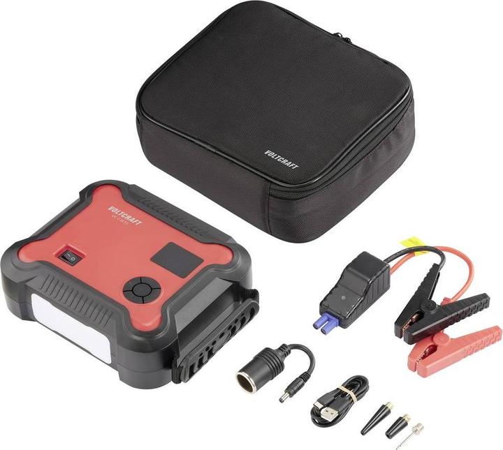 Produktbild Voltcraft Starthilfekabel VC-CJS72 VC-15820465 Starthilfestrom (12 V)=600 A 12 (1200 A, 16000 mAh)