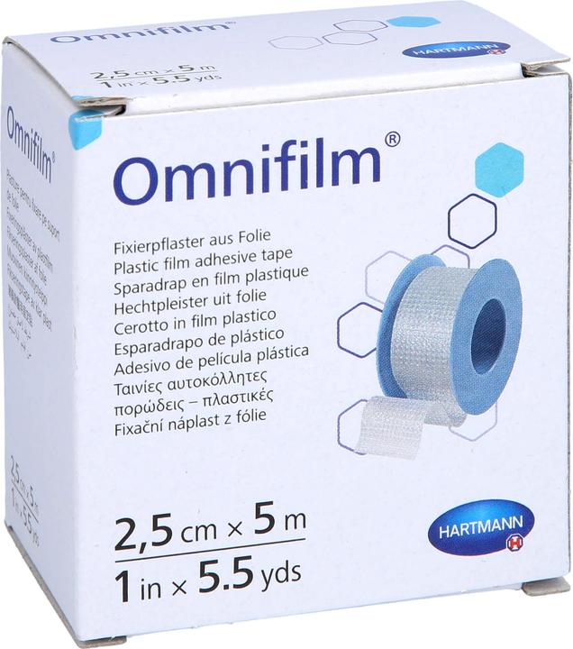 Immagine prodotto Hartmann Omnifilm cerotto di fissaggio in foglio di alluminio 2,5 cm x 5 m, 1 pz. cerotto (1 x)