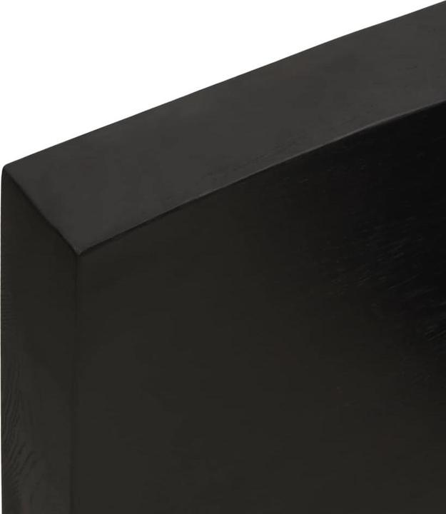 Image du produit VidaXL Tischplatte 100x50x6 cm Massivholz Eiche Behandelt (100 x 50 x 6 cm)