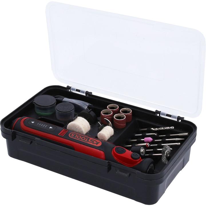 Actual product image KS Tools eMONSTER battery-powered multi-function tool set with 50 accessories