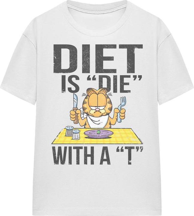 Immagine prodotto Garfield Diet Is Die With a T Maglietta Adulto Unisex (L)