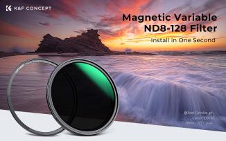 Immagine prodotto K&F Concept Concept Nano X No Fork ND8-128 Filtro magnetico - 82 mm (82 mm, Filtri grigi, 82 mm)