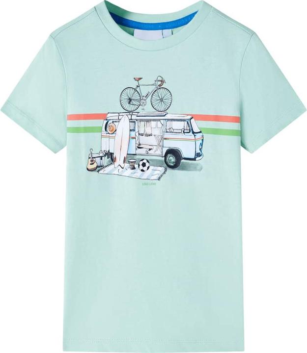 Produktbild VidaXL Kinder-T-Shirt Helles Minzgrün 104,Material: 100 (104)