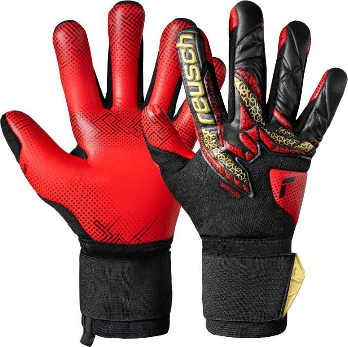 Fiery Red, Black, Gold