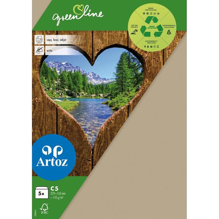 Actual product image Artoz green line (C5, 5 x)