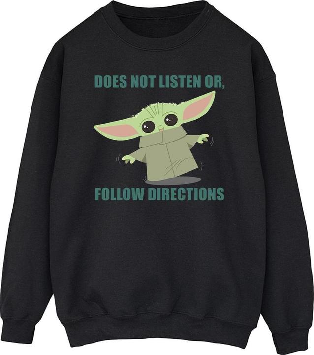 Produktbild Star Wars The Mandalorian Grogu Does Not Listen Sweatshirt (S)