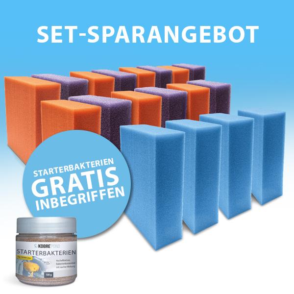 Actual product image KobreTec Ersatzschwamm Komplett-Set, passend für Oase®* BioTec ScreenMatic 36 / 140000 / 145000