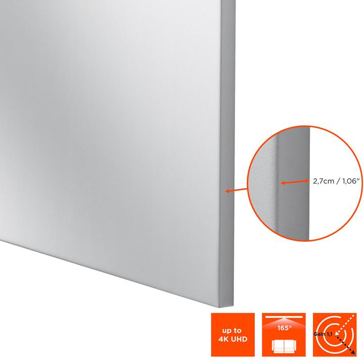 Produktbild Celexon Rahmenleinwand Expert PureWhite 250 x 156 cm (61.42", 16:10)