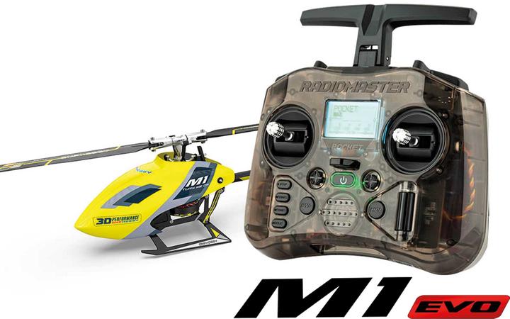 Actual product image OMPHobby OMP Heli M1 EVO gelb mit Sender # OSHM0035