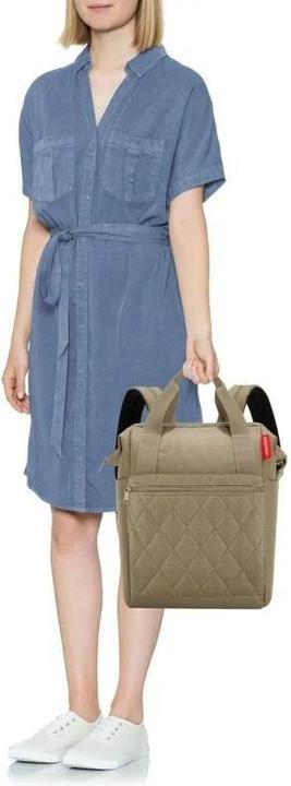 Image du produit reisenthel Sac à dos Allrounder R Rhombus Olive (12 l)