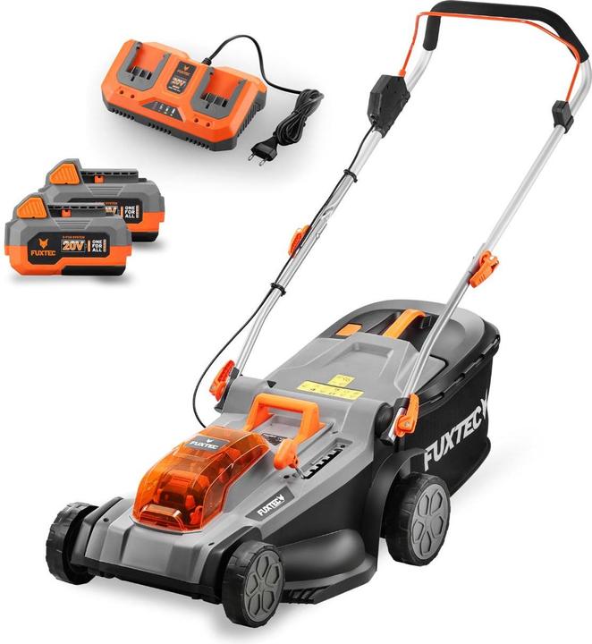 Actual product image Fuxtec 40V cordless lawn mower FX-E2RM37SET (Rechargeable battery operated)