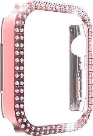Produktbild Cover-Discount Apple Watch 45mm - Glitzer Strass Schutz Case schwarz