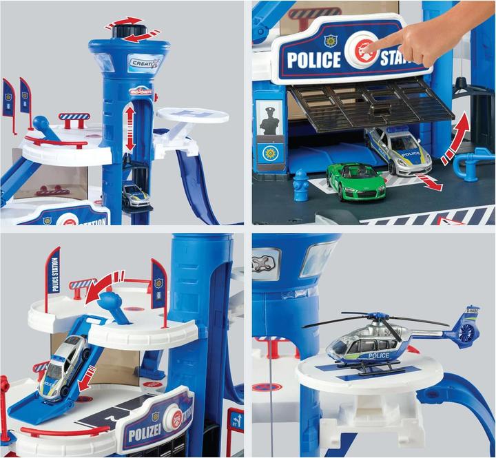 Image du produit Majorette Station de police Creatix + 1 véhicule