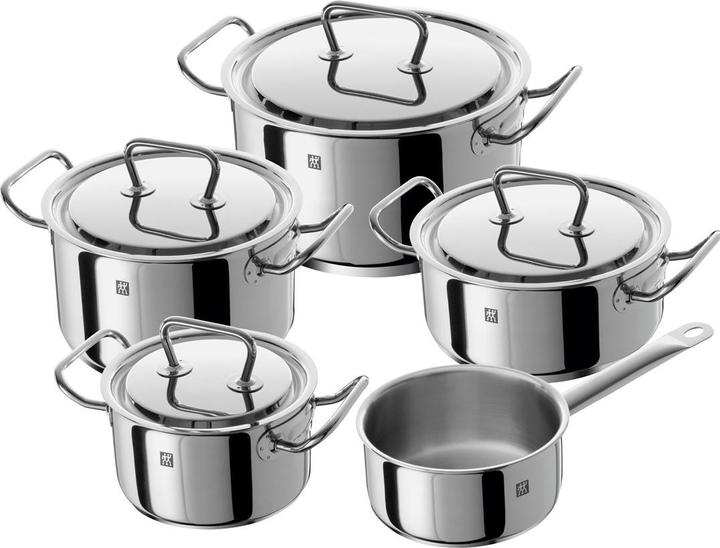 Produktbild Zwilling Set mit 5 Töpfen Twin Classic 66580-000-0 (24 cm, Pfannenset + Topfset, Edelstahl)