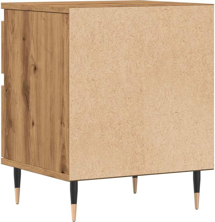 Productafbeelding VidaXL Nachtkastje Nachtkastje Commode Nachtkastje 2 st. Artisanaal eiken (40 x 35 x 50 cm)