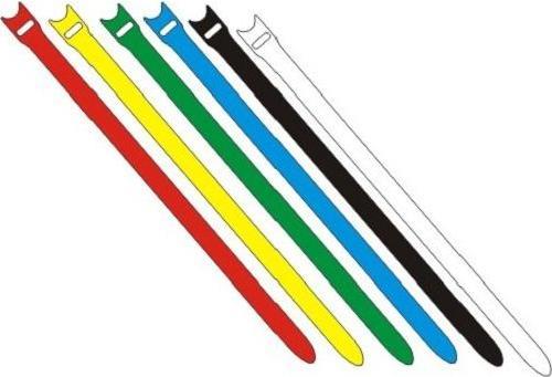 Produktbild Fastech ETK-7-2 Cabel Strap, schwarz (Klettkabelbinder, 200 mm, 100 Stk.)