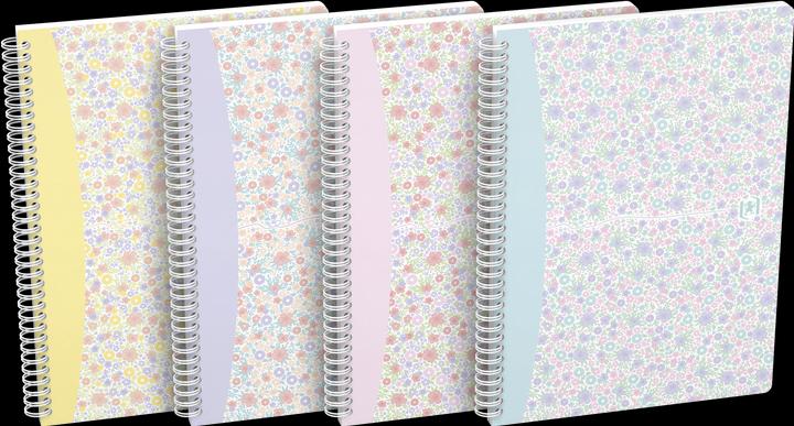 Actual product image Oxford FORME FLORAL - spiral book (B5, Checked, Hardcover)
