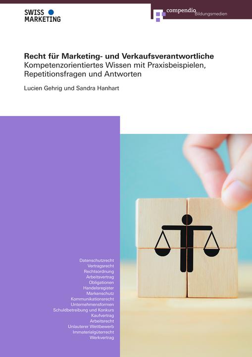 Image du produit Recht für Marketing- und Verkaufsverantwortliche (Allemand, Lucien Gehrig, Sandra Hanhart, 2023)