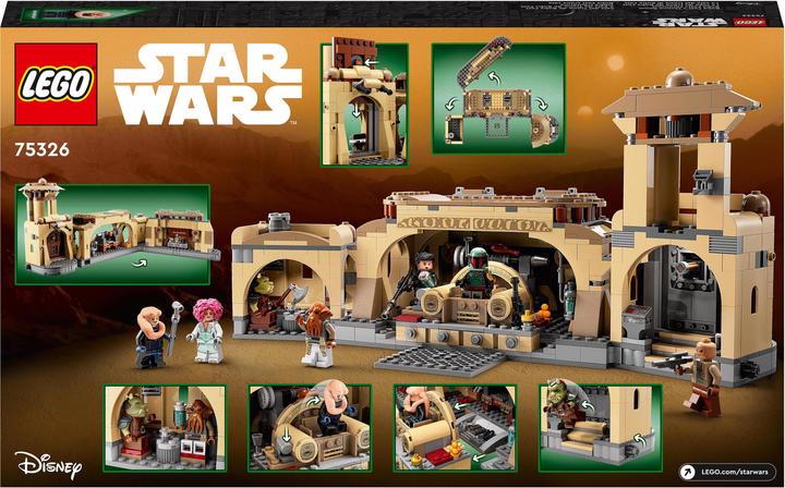 Actual product image LEGO Boba Fett's throne room (75326, LEGO Star Wars)