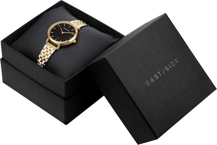 Actual product image Eastside Ladies quartz watch Bloomfield stainless steel silver/yellow gold - 24173 (Analogue wristwatch, 32.10 mm)