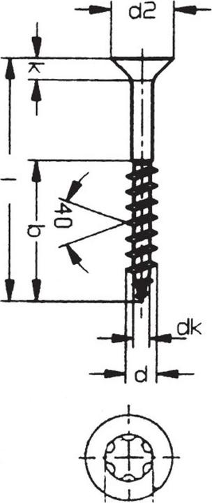 Immagine prodotto Kletterbude Vite per legno per appigli da arrampicata (Argento)