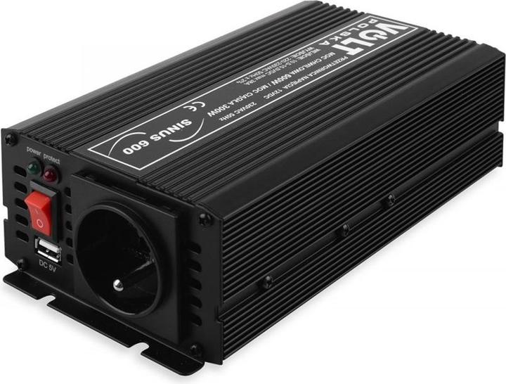 Actual product image Volt Polska Przetwornica napiecia SINUS 600 12/230V (300/600W)