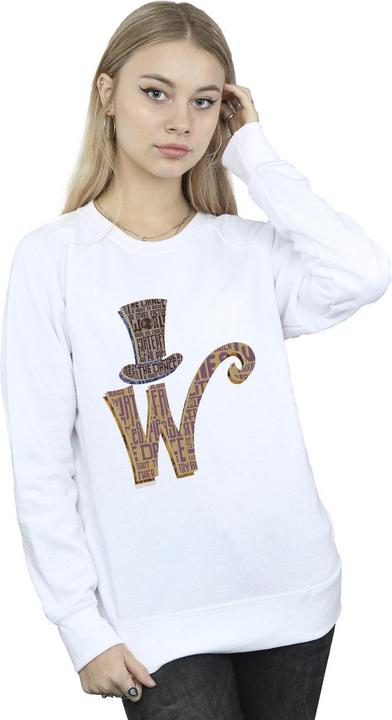 Immagine prodotto Willy Wonka & the Chocolate Factory W Logo Hat Felpa Donna (5XL)
