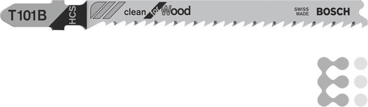 Immagine prodotto Bosch Professional Zubehör T 101 B Clean for Wood