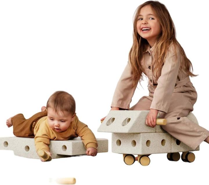 Image du produit Modu Explorer-Set - Jeu de construction Jouet d'équilibre, toboggan, bascule