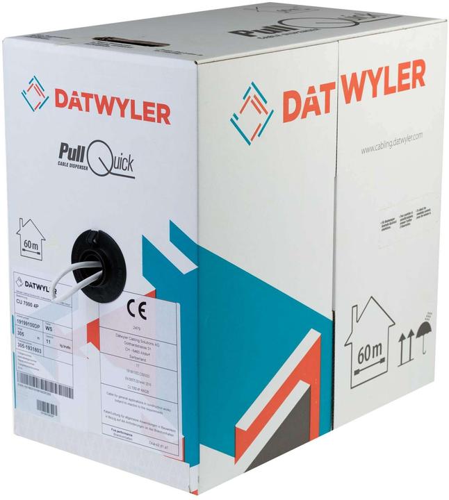 Produktbild Dätwyler Netzwerkkabel (S/FTP, CAT7, 305 m)