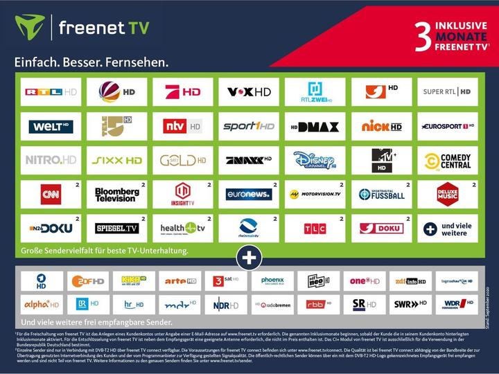 Image du produit Telestar digiHD TT 6 IR incl. 3 mois de freenet TV (DVB-T2, DVB-C/T2, DVB-C)