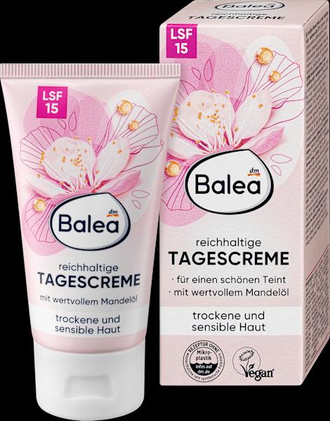 Actual product image dm Balea Day Cream Rich SPF15 (50 ml, Day cream, SPF 15)