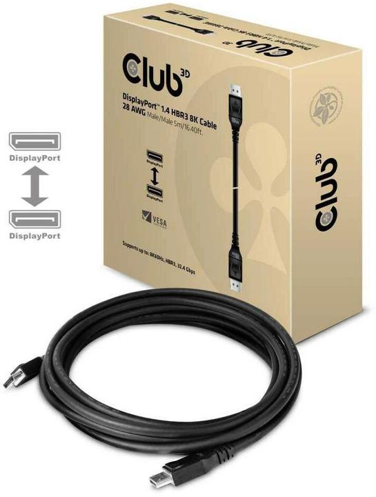 Immagine prodotto Club 3D DisplayPort — DisplayPort (5 m, DisplayPort)
