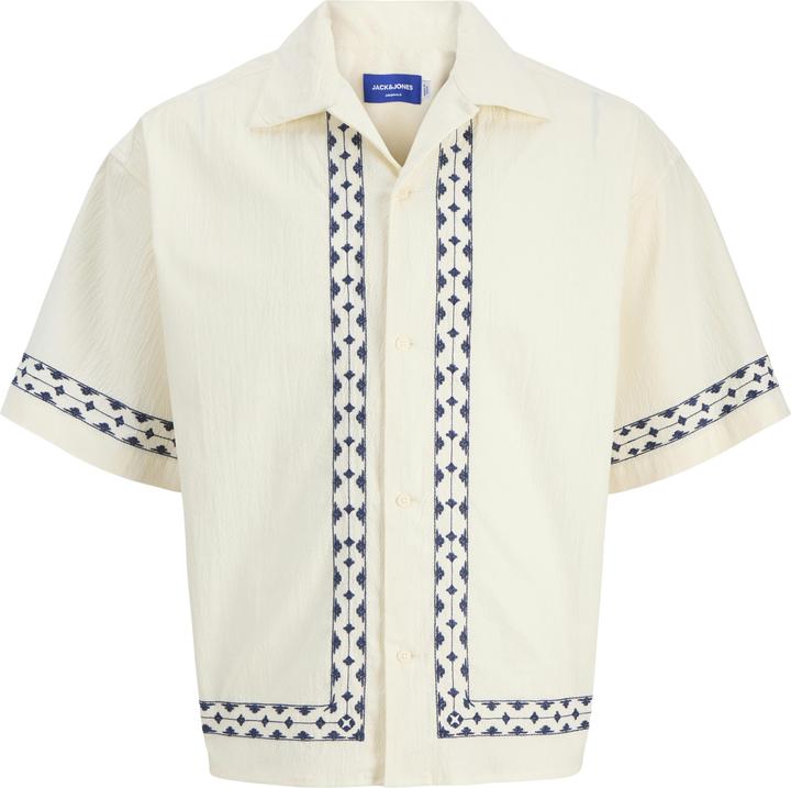 Actual product image Jack & Jones Jordia Emb Crinkle Resort Shirt Ss (M)
