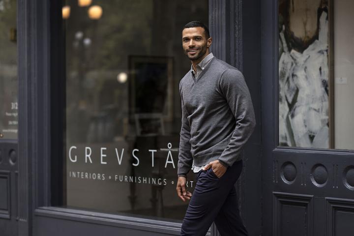 Produktbild Cutter & Buck Everett V-neck Men (M)