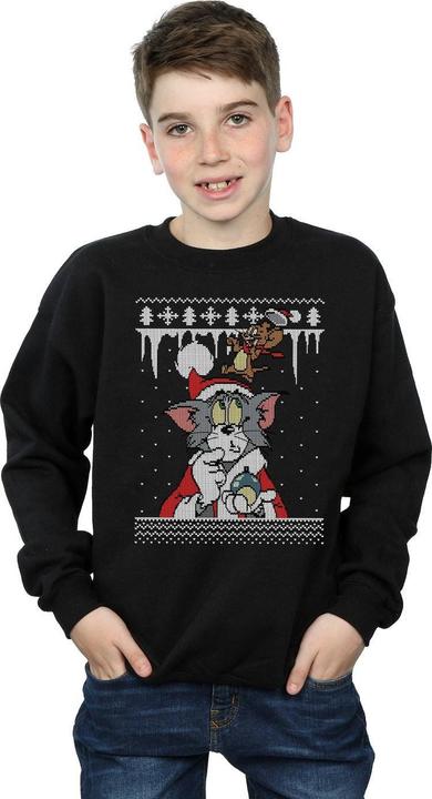 Image du produit Tom & Jerry - Sweat CHRISTMAS FAIR ISLE - Garçon (152, 158)