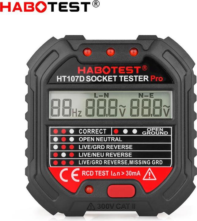 Actual product image Habotest HT107D (CAT II 300V)