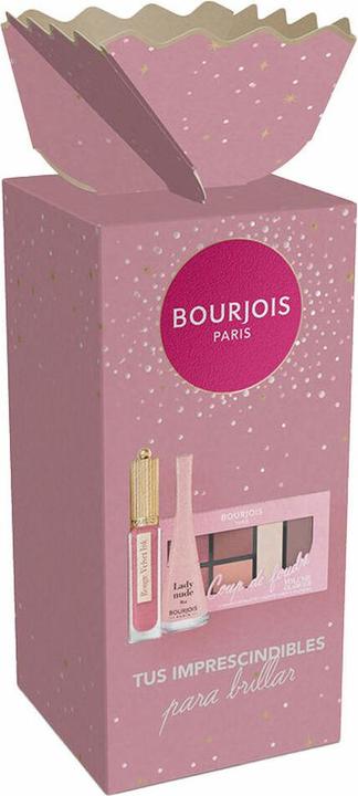 Produktbild Bourjois Velvet Ink 03 1 Seconde Nail Polish and Coup De Foudre Eyeshadow Palette (Rosa)