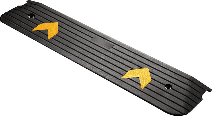 Produktbild Wiltec Schwellenrampe Gummi 1130x241x25mm Rampe 50t Auffahrrampe Rollstuhl Auto