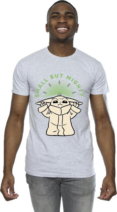 Immagine prodotto Star Wars The Mandalorian Small But Mighty Grogu Maglietta Uomo (L)