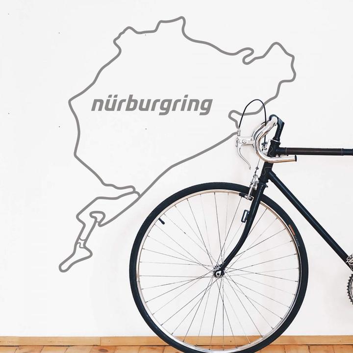 Produktbild Nürburgring Streckensilhouette komplett (37 x 40 cm)