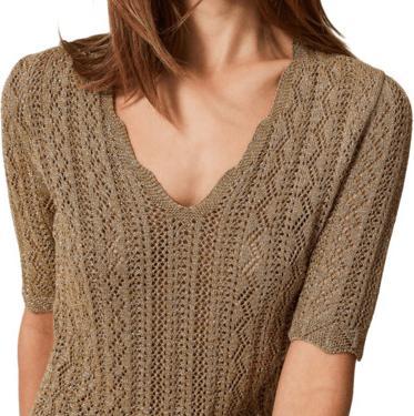Image du produit Twinset Twin-set Maglie Golden Green Lurex (XS)