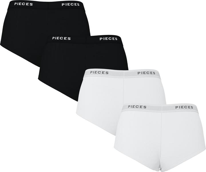 Produktbild Pieces Pclogo Lady 4 Pack Solid Noos Bc (M, 4er Pack)