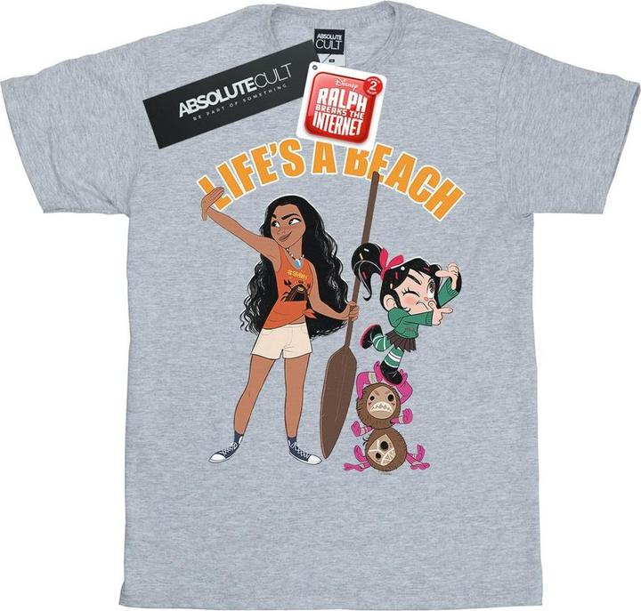 Immagine prodotto Disney Wreck It Ralph Moana And Vanellope Maglietta Ampia Donna (XXL)